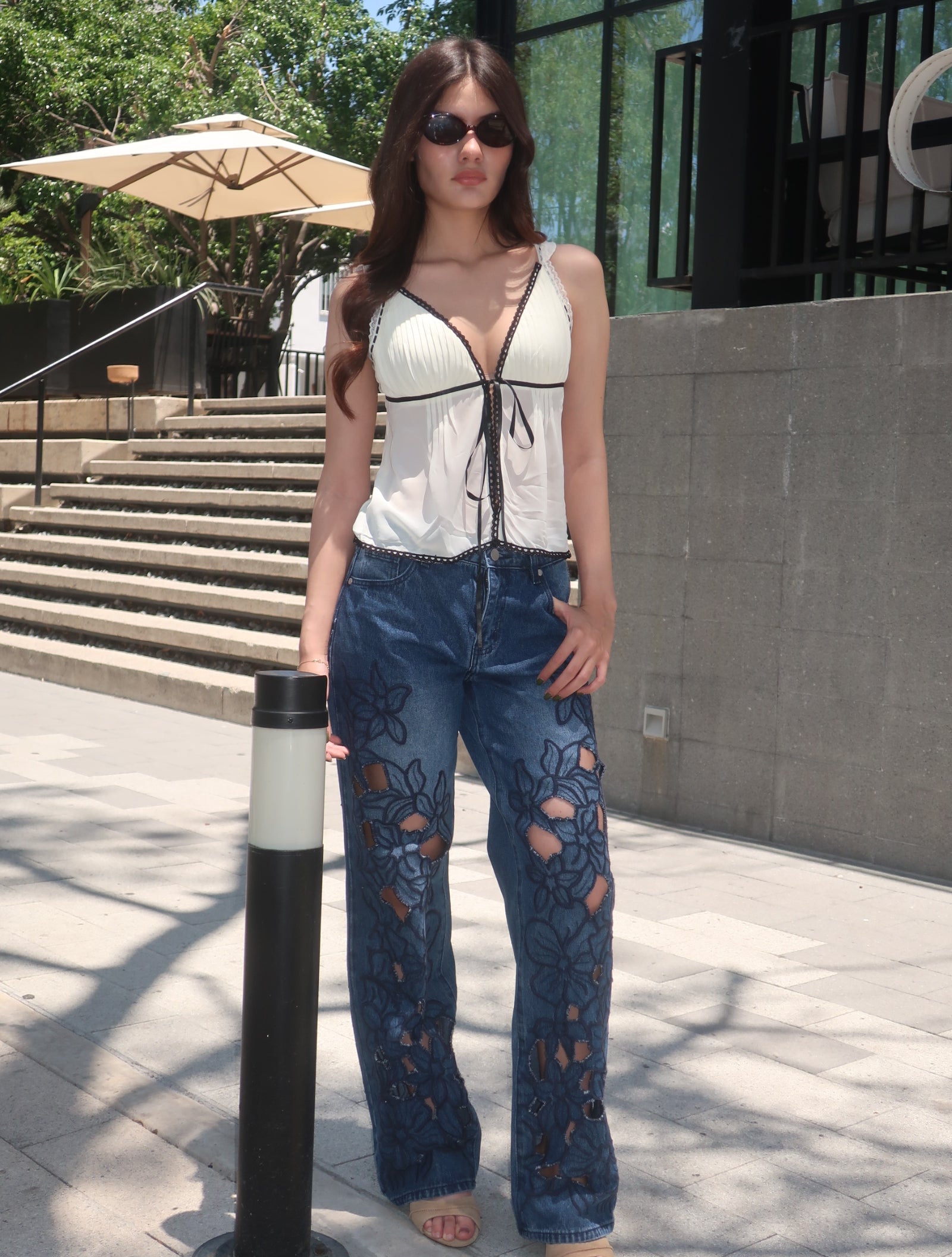 Iris chiffon top