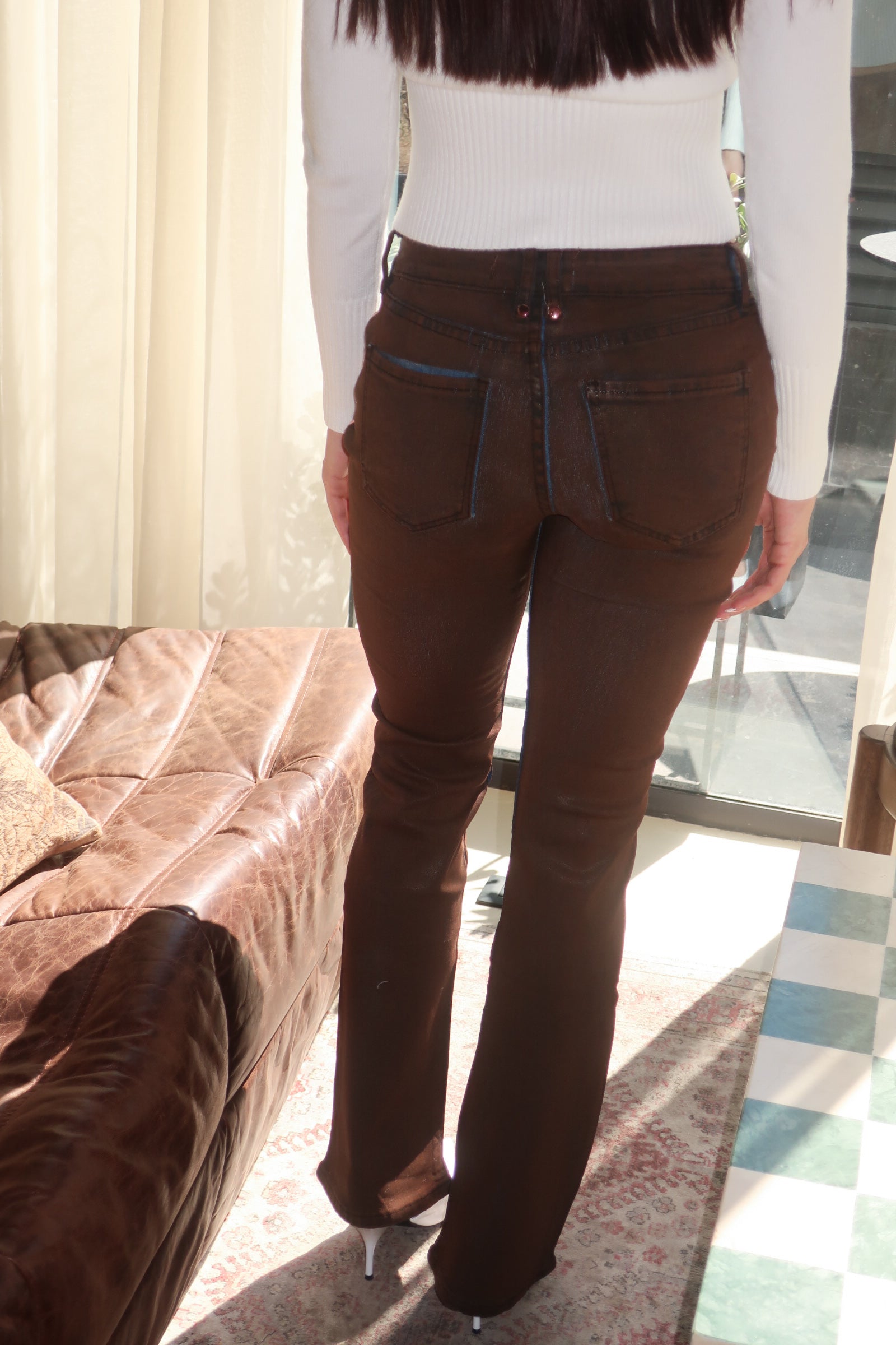 Cocoa Low Rise Bootcut Jeans