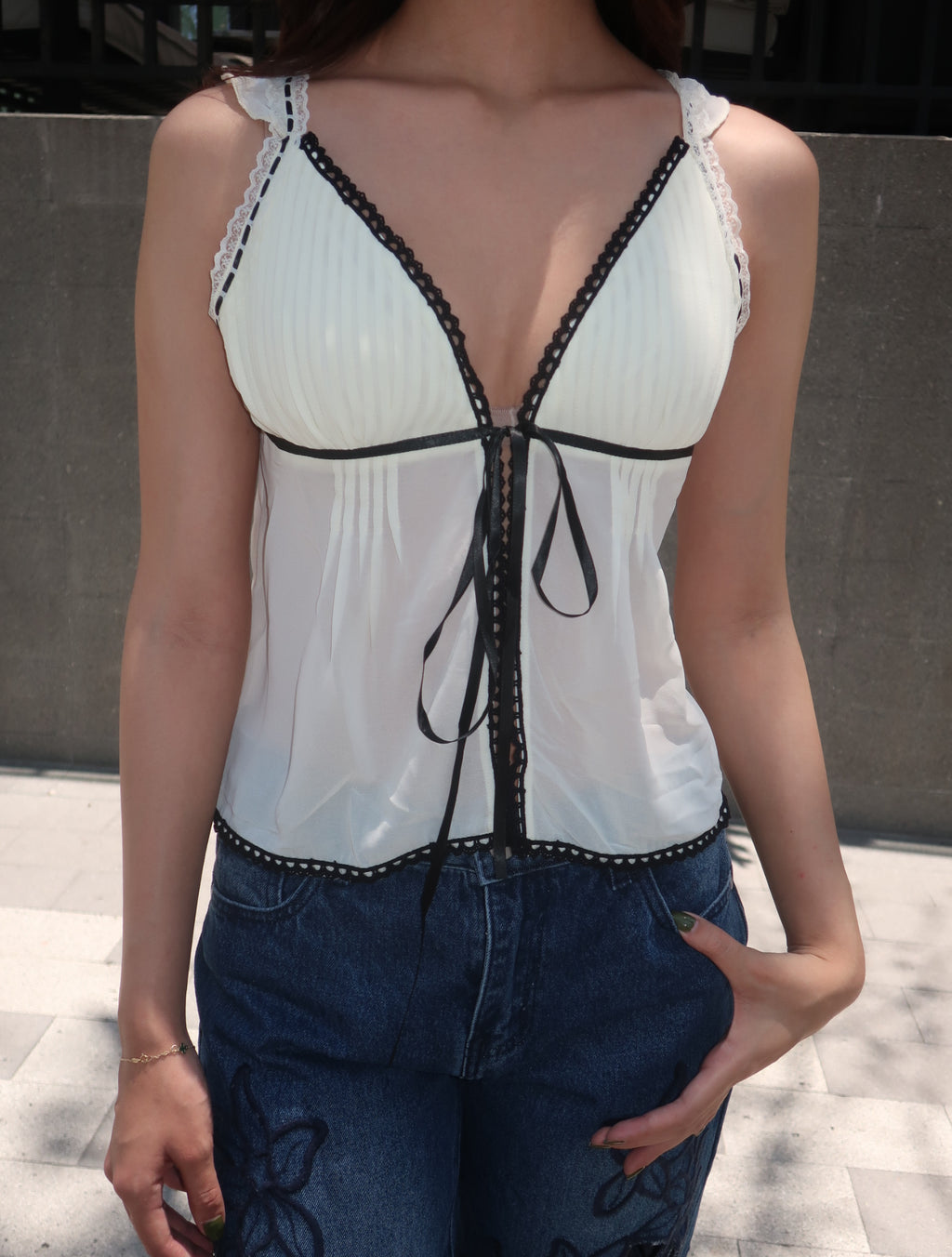 Iris chiffon top
