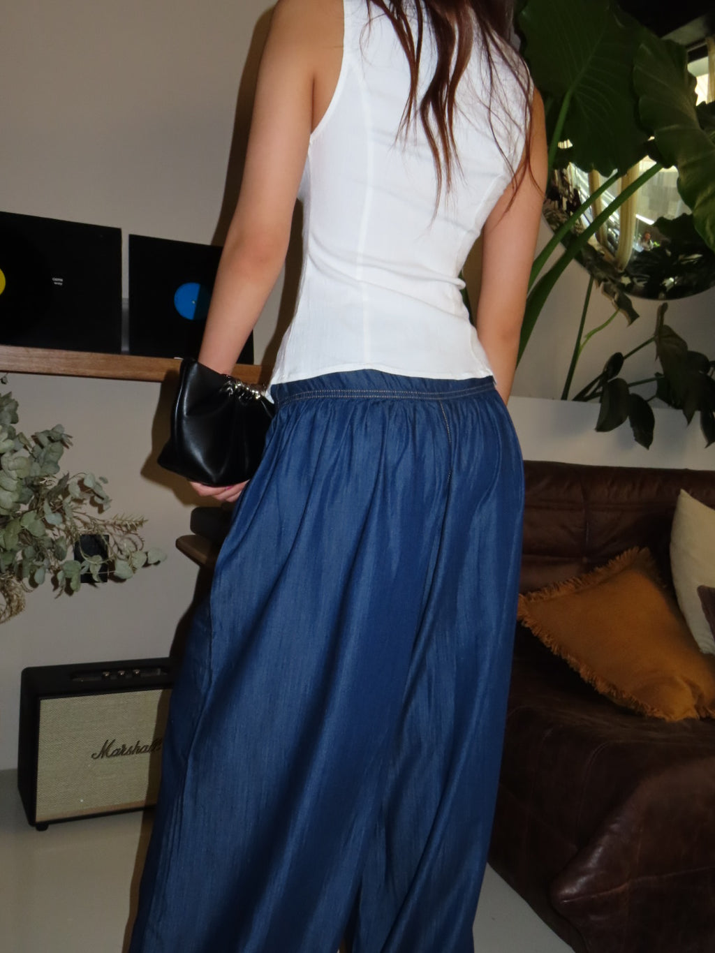 Serene dark blue pant