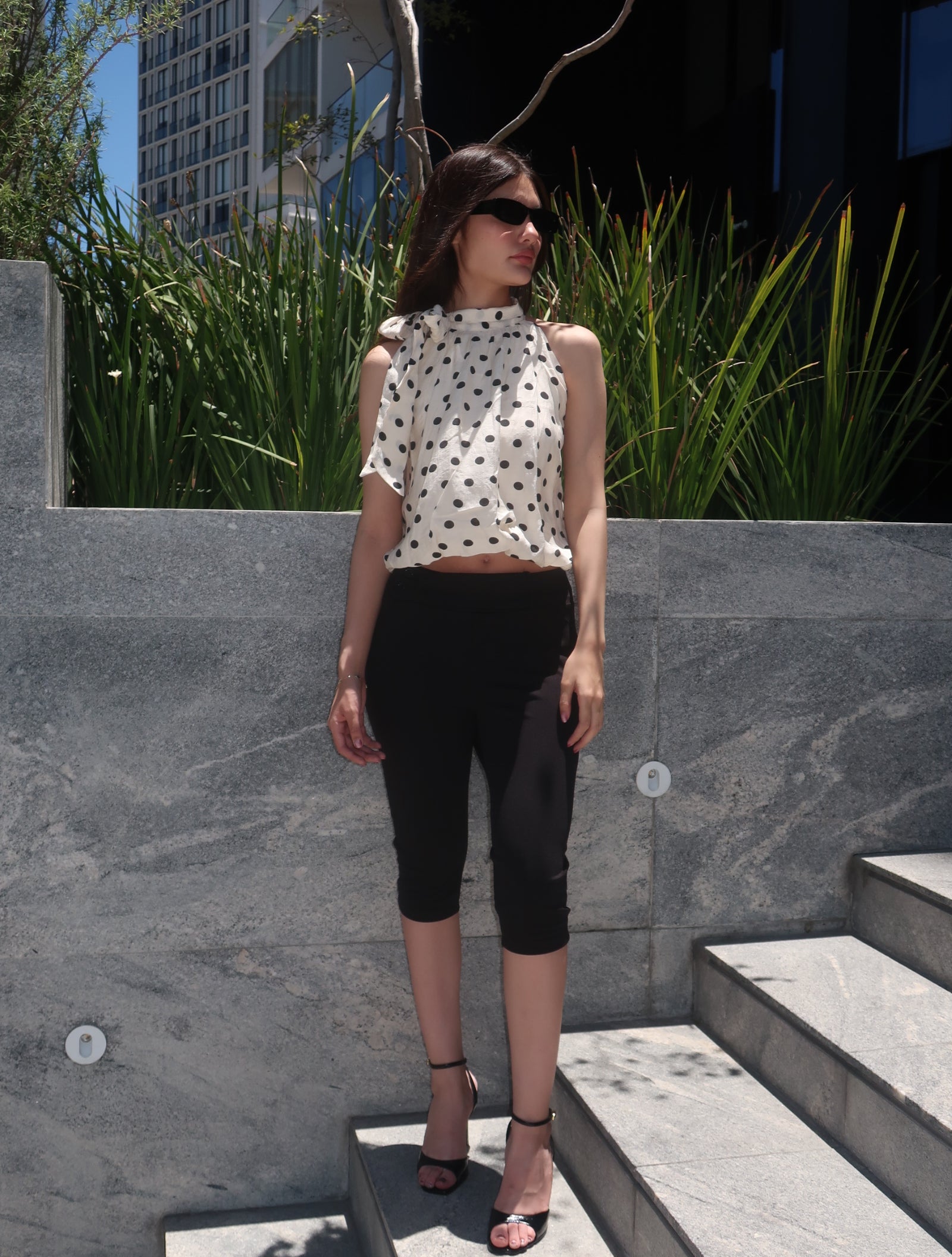 Polka bubble top