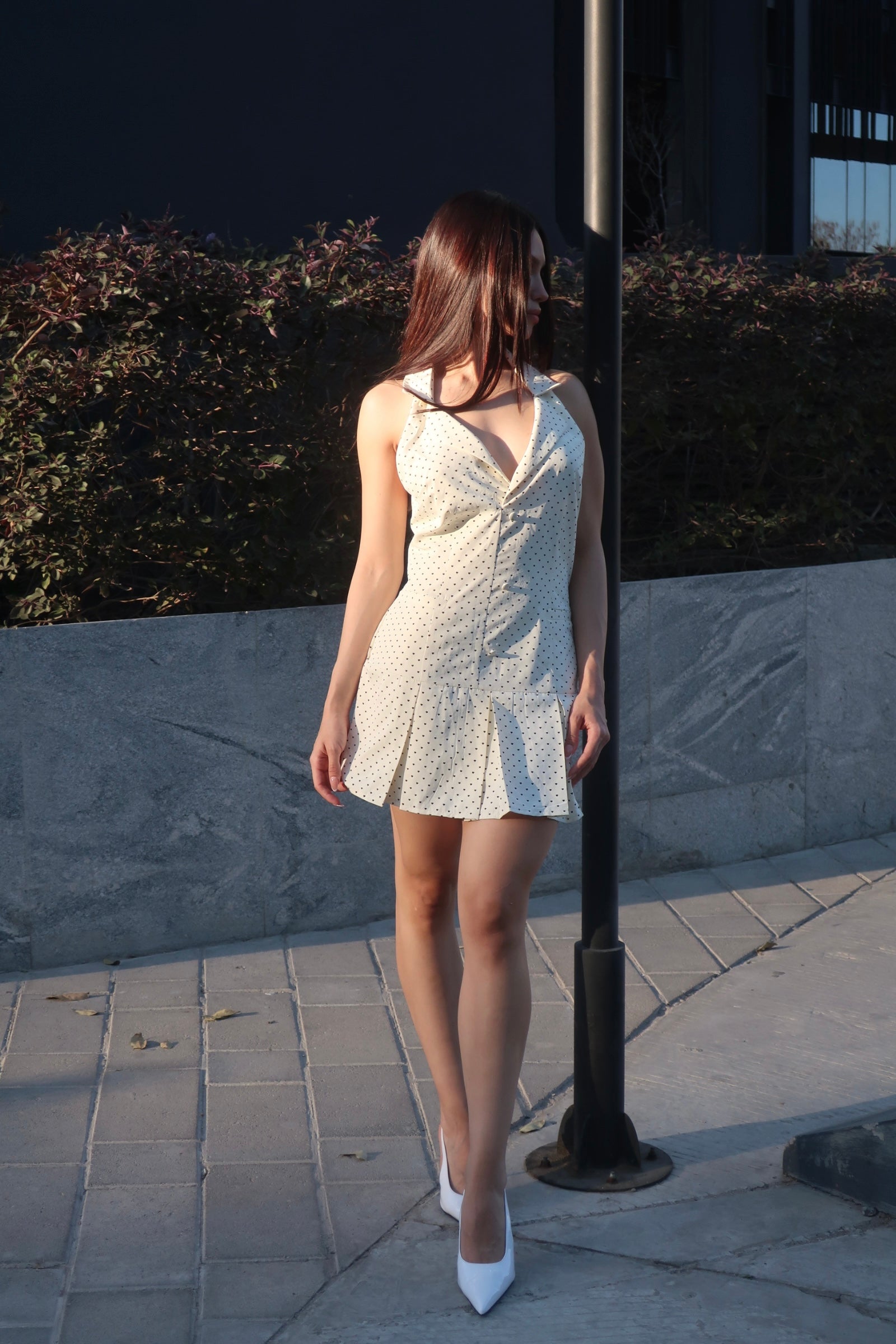 Vestido Ivory Hearts – Espalda Descubierta