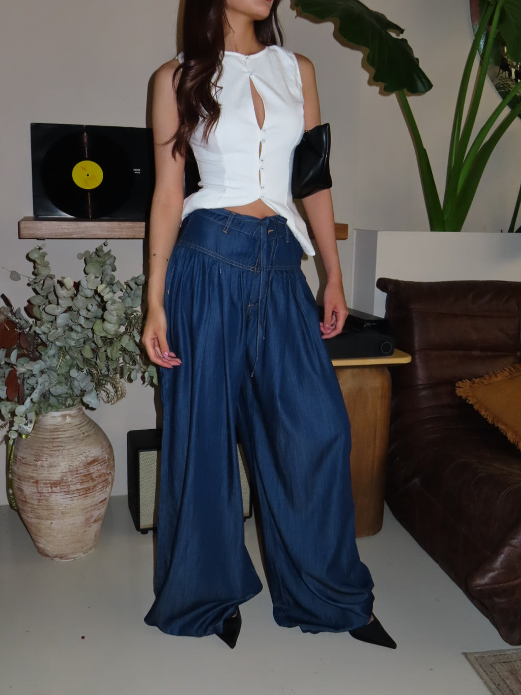 Serene dark blue pant