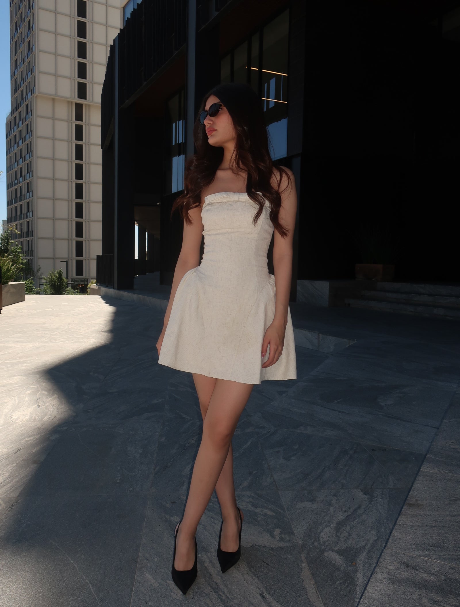 Sophie linen dress