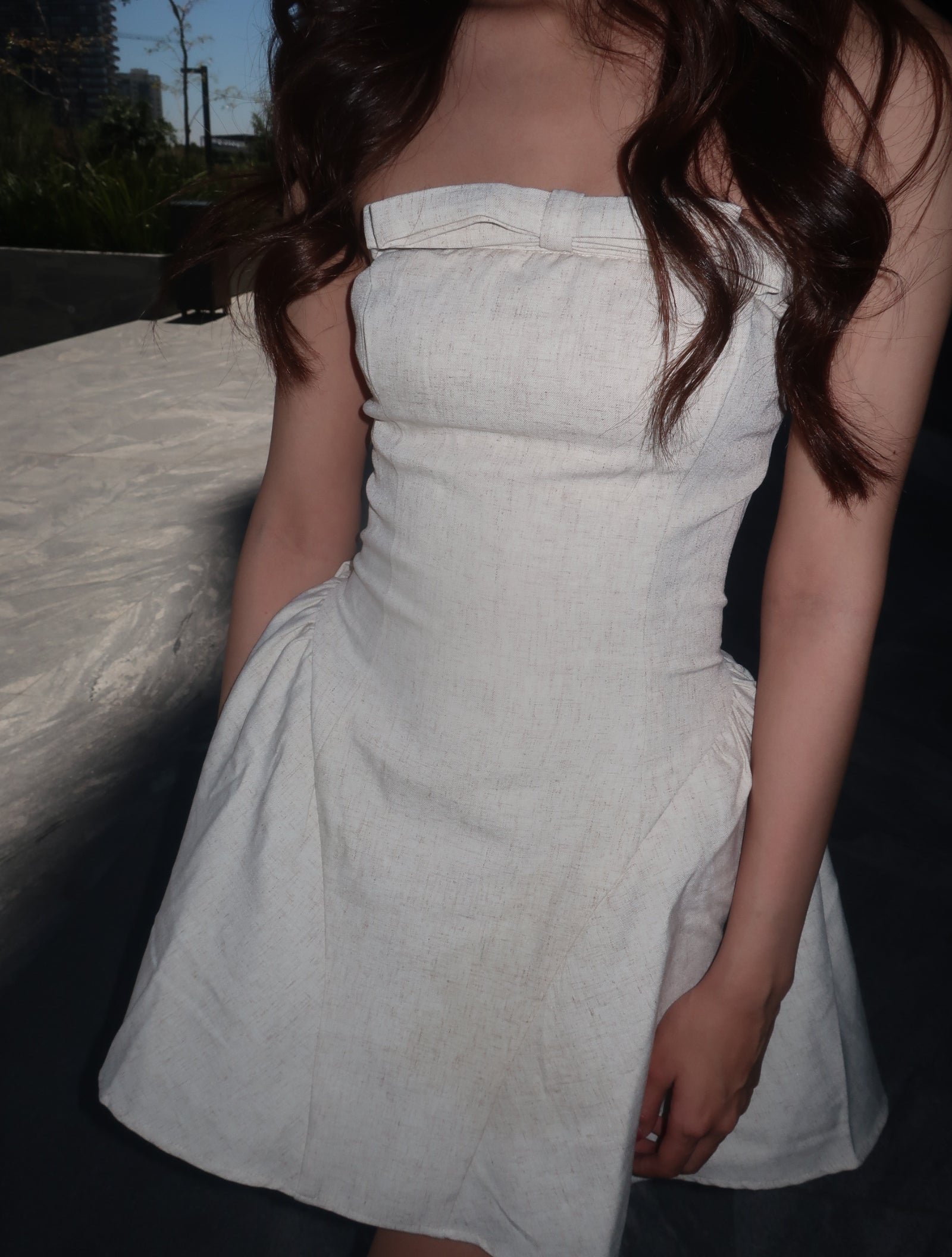 Sophie linen dress
