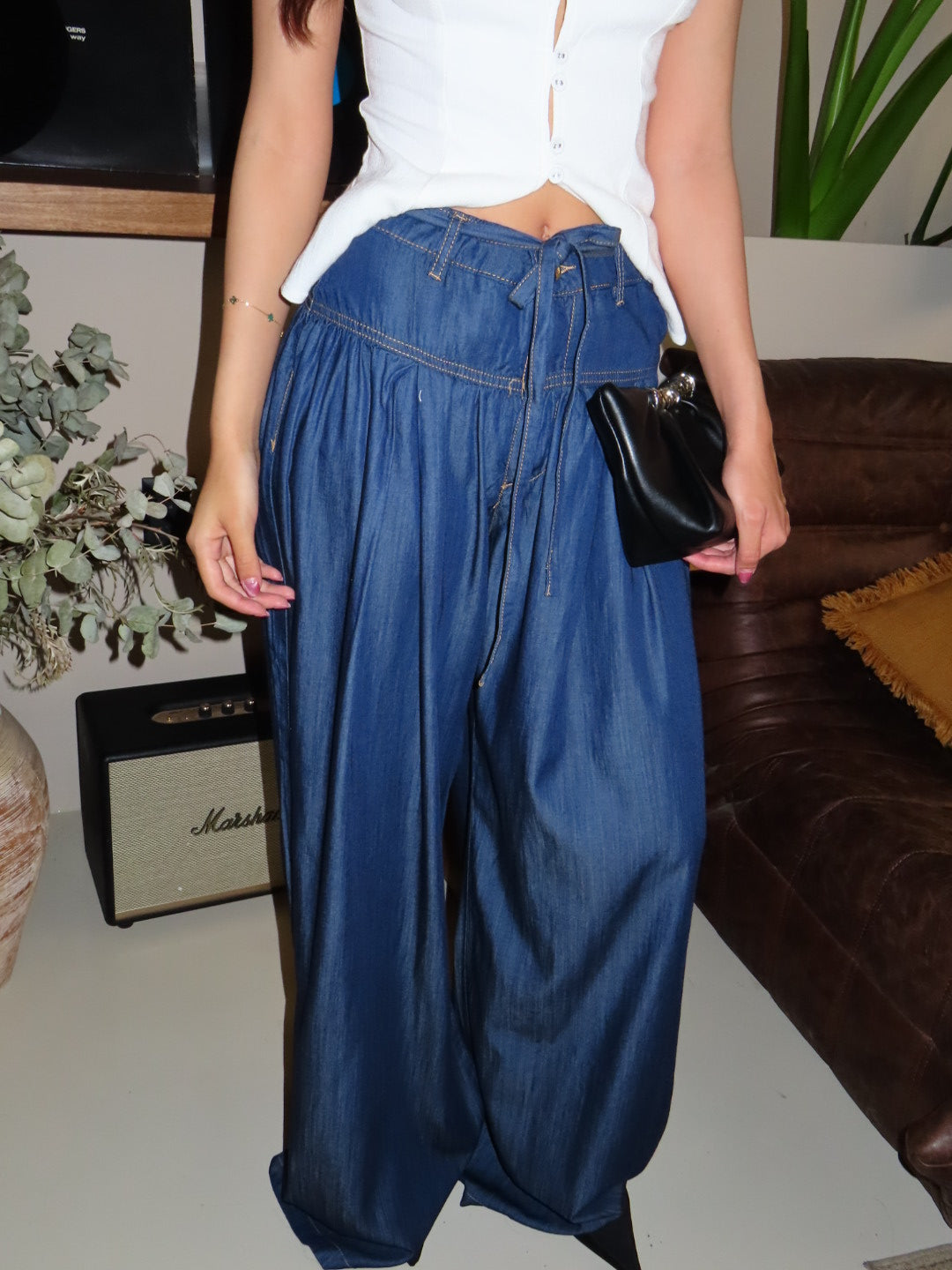 Serene dark blue pant