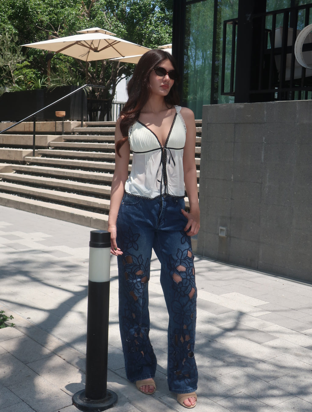 Iris chiffon top