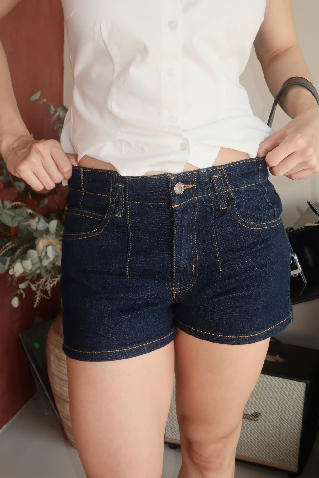 Denim Shorts Classic Dark